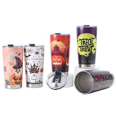 304 από ανοξείδωτο χάλυβα 20oz χωρητικότητα Halloween Design 3D τυπωμένο αυτοκίνητο μπύρα τερμό