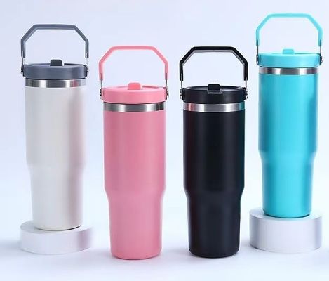 201/304 Υλικό από ανοξείδωτο χάλυβα 30oz Βακούμ μπουκάλι με απομονωμένο νερό για φοιτητές