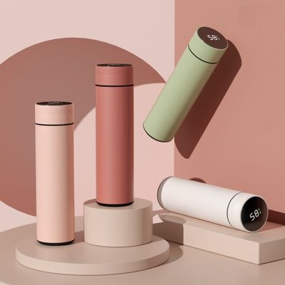 480ML Smart Thermos μπουκάλι νερού LED ψηφιακή θερμοκρασία οθόνη από ανοξείδωτο χάλυβα