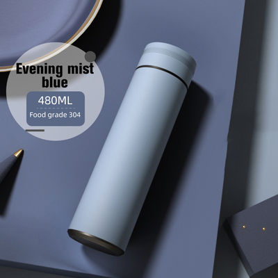 480ML Smart Thermos μπουκάλι νερού LED ψηφιακή θερμοκρασία οθόνη από ανοξείδωτο χάλυβα