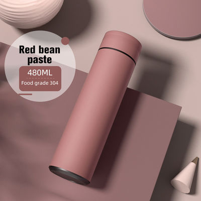 480ML Smart Thermos μπουκάλι νερού LED ψηφιακή θερμοκρασία οθόνη από ανοξείδωτο χάλυβα