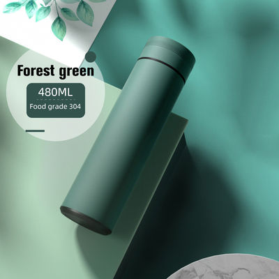 480ML Smart Thermos μπουκάλι νερού LED ψηφιακή θερμοκρασία οθόνη από ανοξείδωτο χάλυβα