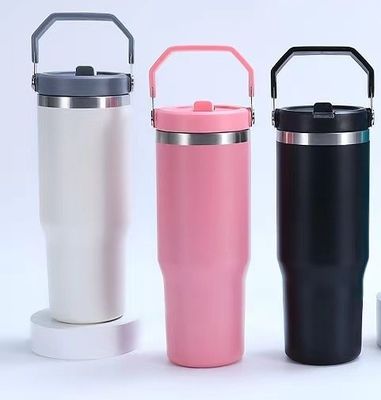 30oz 304 Ατσάλινο Θερμό Vakuum Φλάσκα Πολυχρωματικό Custom Logo Ταξίδι Καφέ Κούπα επαναχρησιμοποιήσιμο μπουκάλι