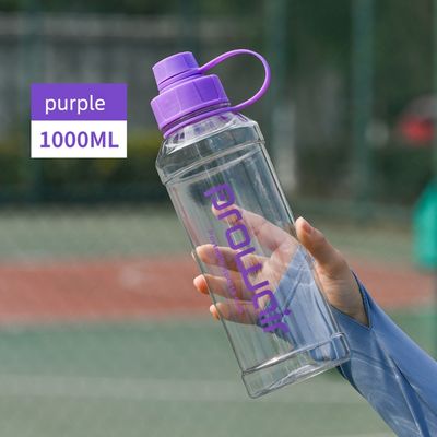Δεν είναι εξοπλισμένο 1000ml PC πλαστικό ποτήρι νερού για διαφανή μπουκάλι μικρού στόματος