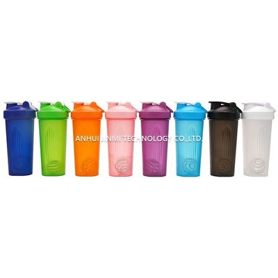 400ml/600ml Μπουκάλι νερού πρωτεΐνης γυμναστηρίου γυμναστικής με ανοξείδωτη μπάλα και προσαρμοσμένο χρώμα