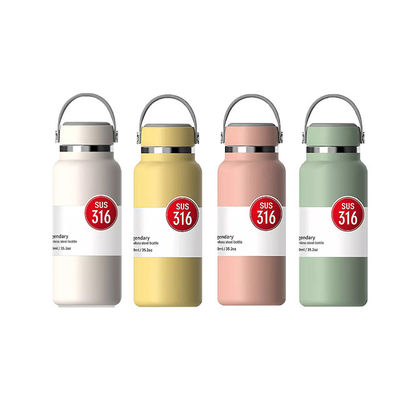 750 ml Custom Logo Διπλό τοίχωμα από ανοξείδωτο χάλυβα μπουκάλι με μόνωση νερού για ποτό