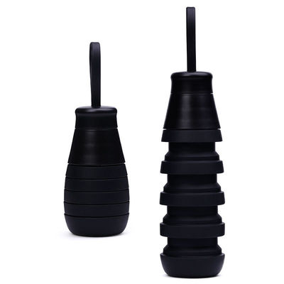 Υψηλά ευπρόσδεκτοι OEM / ODM 500ml μπουκάλια σιλικόνης Custom Logo για φορητό κύπελλο νερού