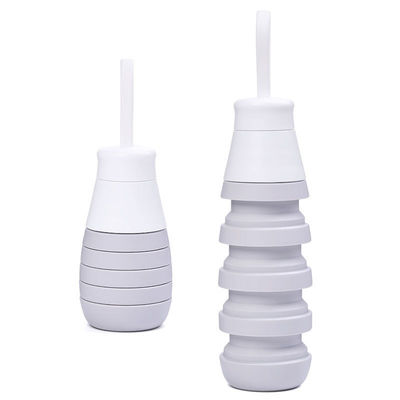 Υψηλά ευπρόσδεκτοι OEM / ODM 500ml μπουκάλια σιλικόνης Custom Logo για φορητό κύπελλο νερού