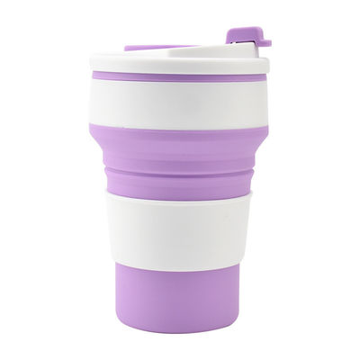 Σιλικόνιο Πλαστικό Κύπελλο 350ml 500ml Ανεξάρτητο από BPA Σύγχρονο Εξωτερικό Ταξίδι Κατασκηνώσεις Πεζοπορία Κούπα Νερού