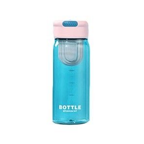 Εφοδιασμένο και OEM αποδεκτό Custom Logo 650ml PP πλαστικό μπουκάλι νερού με διαχωριστή τσαγιού