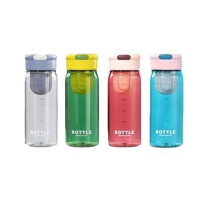650 ml πλαστικό μπουκάλι νερού με τσάι με χερούλι για φοιτητή με κλίμακα
