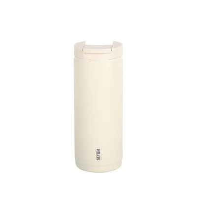 Λευκό 400 ml Custom Logo Διπλό τοίχωμα από ανοξείδωτο χάλυβα Καφέ μπουκάλι νερού Vakuum μπουκάλια Θερμός