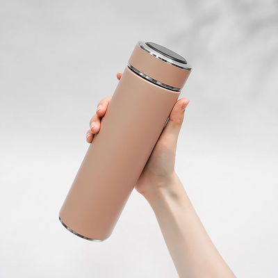 Προσαρμοσμένο λογότυπο Τυπωμένο 500 ml από ανοξείδωτο χάλυβα Ατμομόνωτο έξυπνο ποτό για γραφείο