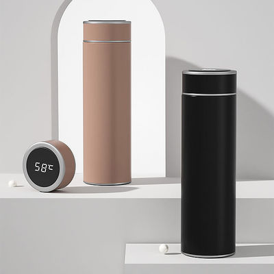 Προσαρμοσμένο λογότυπο Τυπωμένο 500 ml από ανοξείδωτο χάλυβα Ατμομόνωτο έξυπνο ποτό για γραφείο