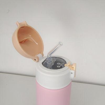 16oz Αδιάβροχο Παιδικό Φιαλίδιο Μοντέρνο Στυλ Αθλητικά Μόνωση μπουκάλι νερού με άχυρο