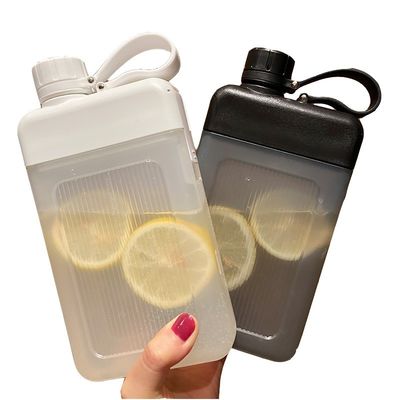 450 ml φορητό τετράγωνο μπουκάλι νερού για εξωτερικά ταξίδια αθλητικά ποτά