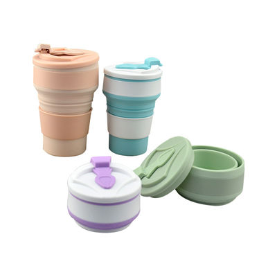 350 ml/500 ml Τυπωμένο με ειδική χρήση Σιλικόνιο Πλαστικό Κύπελλο για επαναχρησιμοποιήσιμο φορητό μπουκάλι νερού