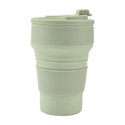 350 ml/500 ml Τυπωμένο με ειδική χρήση Σιλικόνιο Πλαστικό Κύπελλο για επαναχρησιμοποιήσιμο φορητό μπουκάλι νερού