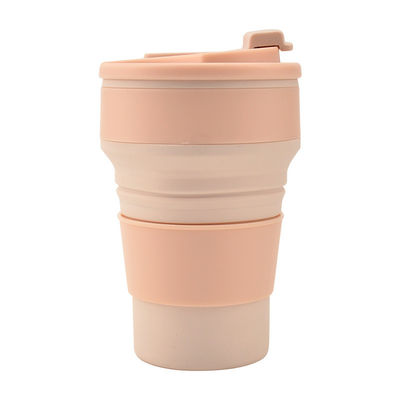 350 ml/500 ml Τυπωμένο με ειδική χρήση Σιλικόνιο Πλαστικό Κύπελλο για επαναχρησιμοποιήσιμο φορητό μπουκάλι νερού