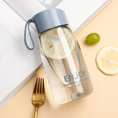 Διαφανής εκτύπωση λογότυπου 380ml απλή φορητή πλαστική φιάλη νερού για εξωτερικούς αθλήματα