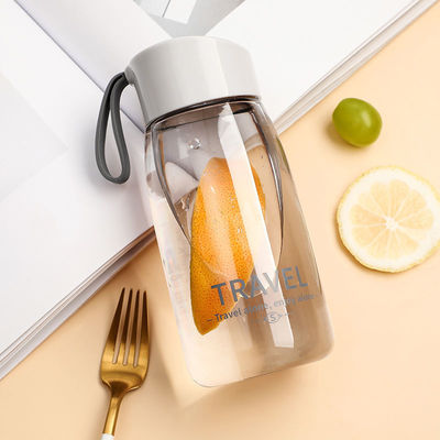 Διαφανής εκτύπωση λογότυπου 380ml απλή φορητή πλαστική φιάλη νερού για εξωτερικούς αθλήματα