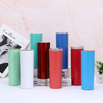 12oz 20oz 30oz φοιτητικό μπουκάλι νερού Καθαρό κύπελλο με κάλυμμα και άχυρο προσαρμοσμένα χρώματα