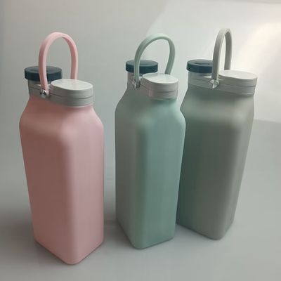 Ανακυκλώσιμα μπουκάλια νερού Fashion 600ml αναδιπλώσιμα μπουκάλια νερού σε σιλικόνη για εύκολη μεταφορά