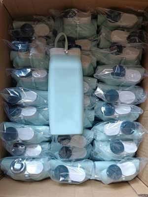 Ανακυκλώσιμα μπουκάλια νερού Fashion 600ml αναδιπλώσιμα μπουκάλια νερού σε σιλικόνη για εύκολη μεταφορά