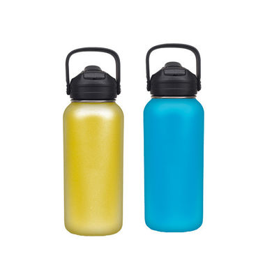 32OZ/40OZ/50OZ πολυτελές διπλά στρώμα κενό 304 αντηξικό μπουκάλι νερού με λαβή