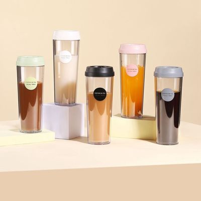 Συσκευές με κάλυμμα Σύγχρονο σχεδιασμό 320ml/420ml/520ml/700ml πλαστικό μπουκάλι για εξωτερικούς χώρους