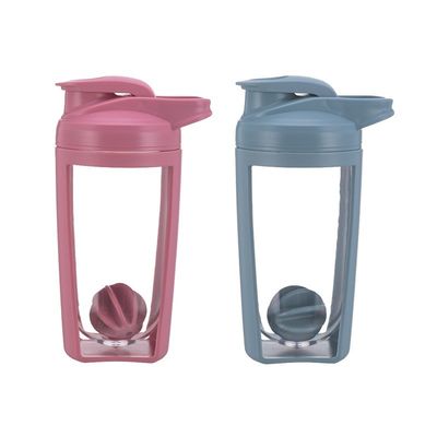 Εξοπλισμένο με BPA δωρεάν δημιουργικό Custom Logo 650ml μπουκάλι Shaker για αθλητικά μπουκάλι νερού