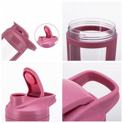 Εξοπλισμένο με BPA δωρεάν δημιουργικό Custom Logo 650ml μπουκάλι Shaker για αθλητικά μπουκάλι νερού
