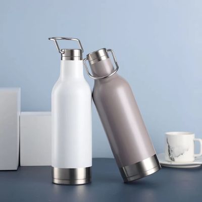 500 ml πολύχρωμο διπλά στρώμα κενό ατσάλινη μόνωση μπουκάλι νερού για τον αθλητισμό