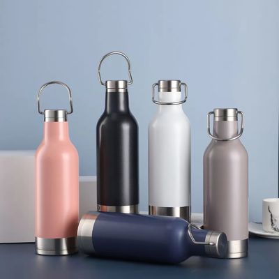 16oz Custom διπλό τοίχωμα από ανοξείδωτο χάλυβα μονωμένο μπουκάλι νερού