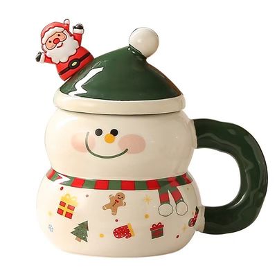 Πορσελάνη Χριστουγεννιάτικο Κύπελλο Luxury Gift Sets With Spoon Drinkware Type MUGS Πάρτι για την περίσταση