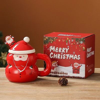 Πορσελάνη Χριστουγεννιάτικο Κύπελλο Luxury Gift Sets With Spoon Drinkware Type MUGS Πάρτι για την περίσταση