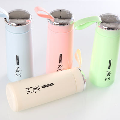 400 ml γυάλινο μίνι εξωτερικό φορητό μπουκάλι νερού με το λογότυπο Lanyard Custom Sublimation Mug