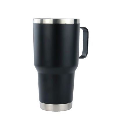 Φορητή απομονωμένη ταξιδιωτική κούπα 30oz Ατσάλινη κατσαρόλα με σύγχρονο σχεδιασμό λαβή