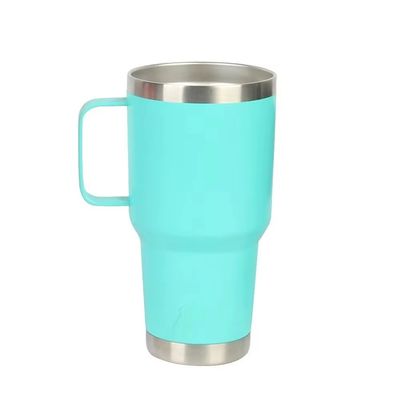 Φορητή απομονωμένη ταξιδιωτική κούπα 30oz Ατσάλινη κατσαρόλα με σύγχρονο σχεδιασμό λαβή