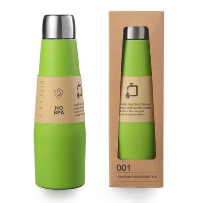 18 Oz μπουκάλι κόλα κενό μπουκάλι σκόνη επικαλυμμένο μπουκάλι νερού για αθλητές 304 ανοξείδωτο χάλυβα