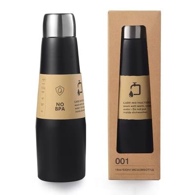 18 Oz μπουκάλι κόλα κενό μπουκάλι σκόνη επικαλυμμένο μπουκάλι νερού για αθλητές 304 ανοξείδωτο χάλυβα