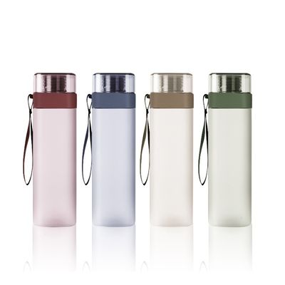 Δείγμα παρέχεται 700ml χωρητικότητα Custom Logo τετραγωνικό μπουκάλι νερού για φοιτητικά αθλήματα