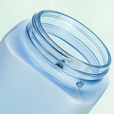 Unisex Μεγάλη χωρητικότητα PC Αθλητικό μπουκάλι μόδα απλό τετράγωνο μπουκάλι νερού πλαστικό φλιτζάνι