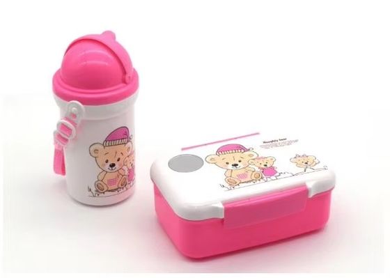 500 ml Straw Kettle πλαστικό κουτί με ποτήρι νερού τέλειο για ποικιλία μεσημεριανού φαγητού