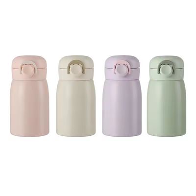 350 ml χωρητικότητα χρωματιστή 304 ανθεκτικό χάλυβα μπουκάλι θερμό νερού με ίσιο φλιτζάνι