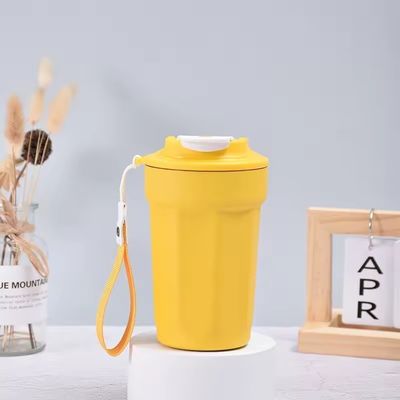 Ταξιδιωτικά κύπελλα από ανοξείδωτο χάλυβα 420ml φλιτζάνι καφέ με καπάκι για ζεστά και κρύα ποτά