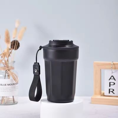 Ταξιδιωτικά κύπελλα από ανοξείδωτο χάλυβα 420ml φλιτζάνι καφέ με καπάκι για ζεστά και κρύα ποτά