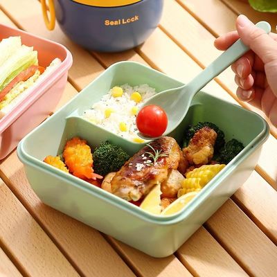 230g Bento Lunch Box για παιδιά σχολείο επαναχρησιμοποιήσιμο φορητό πλαστικό διαμέρισμα μικροκυμάτων