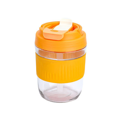 Ακατάλληλο OEM/ODM 400/550ml διπλό ποτήρι ποτήρι αδιάβροχο με σιλικόνιο
