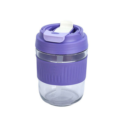 Ακατάλληλο OEM/ODM 400/550ml διπλό ποτήρι ποτήρι αδιάβροχο με σιλικόνιο